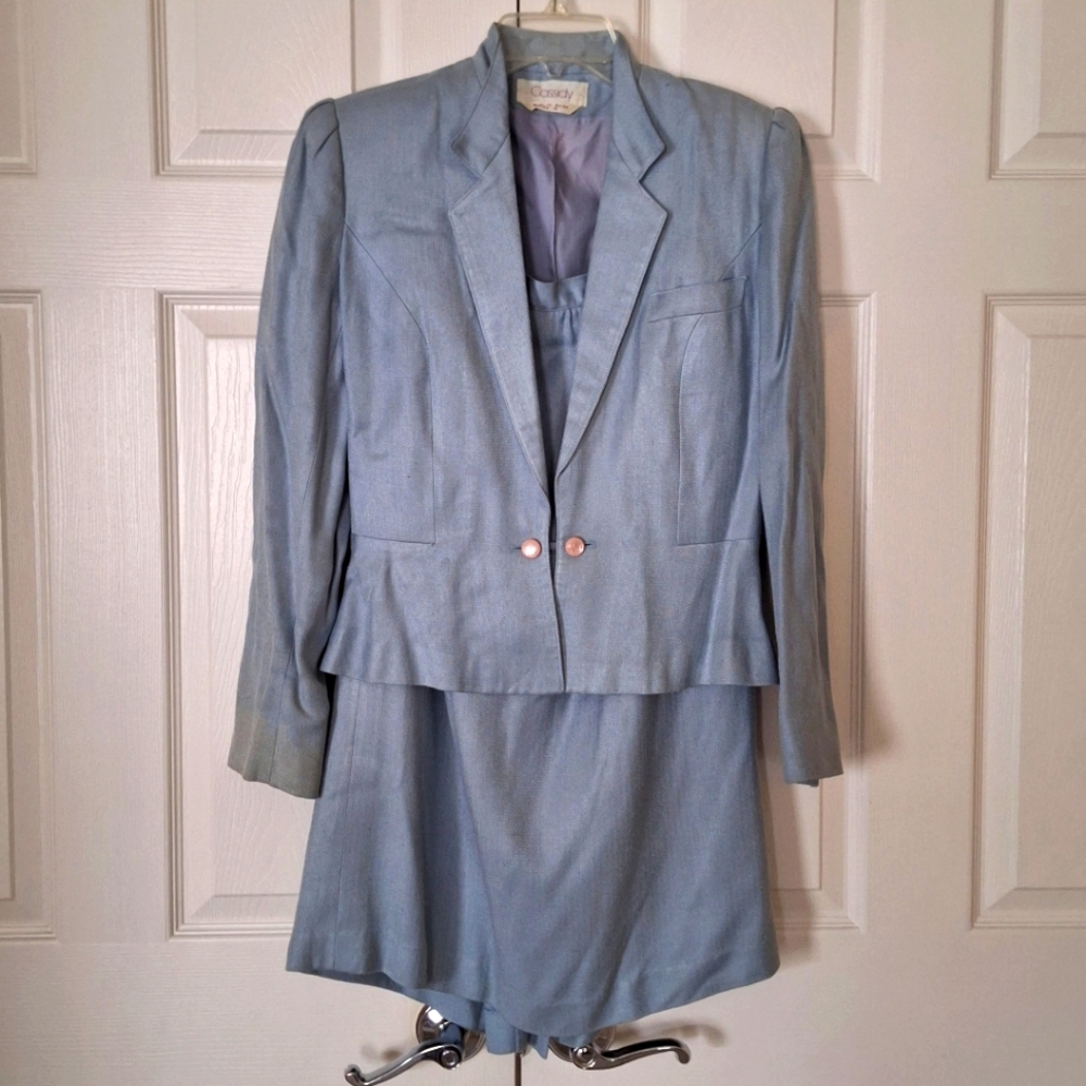 Vtg 80's CASSIDY Women's Suit